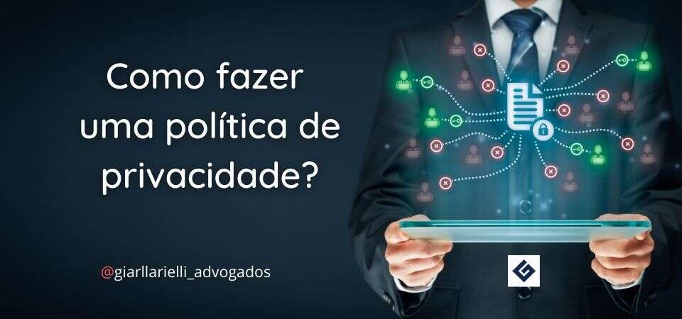 Como fazer uma política de privacidade?